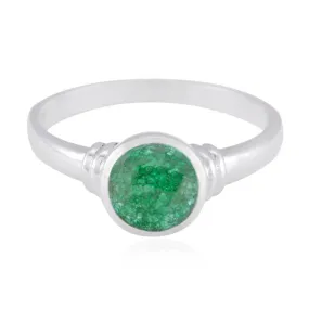 Riyo Designer Gems Indianemerald Solid Silver Rings Jewelry Gifts