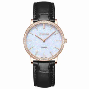 Selena White Opal Watch