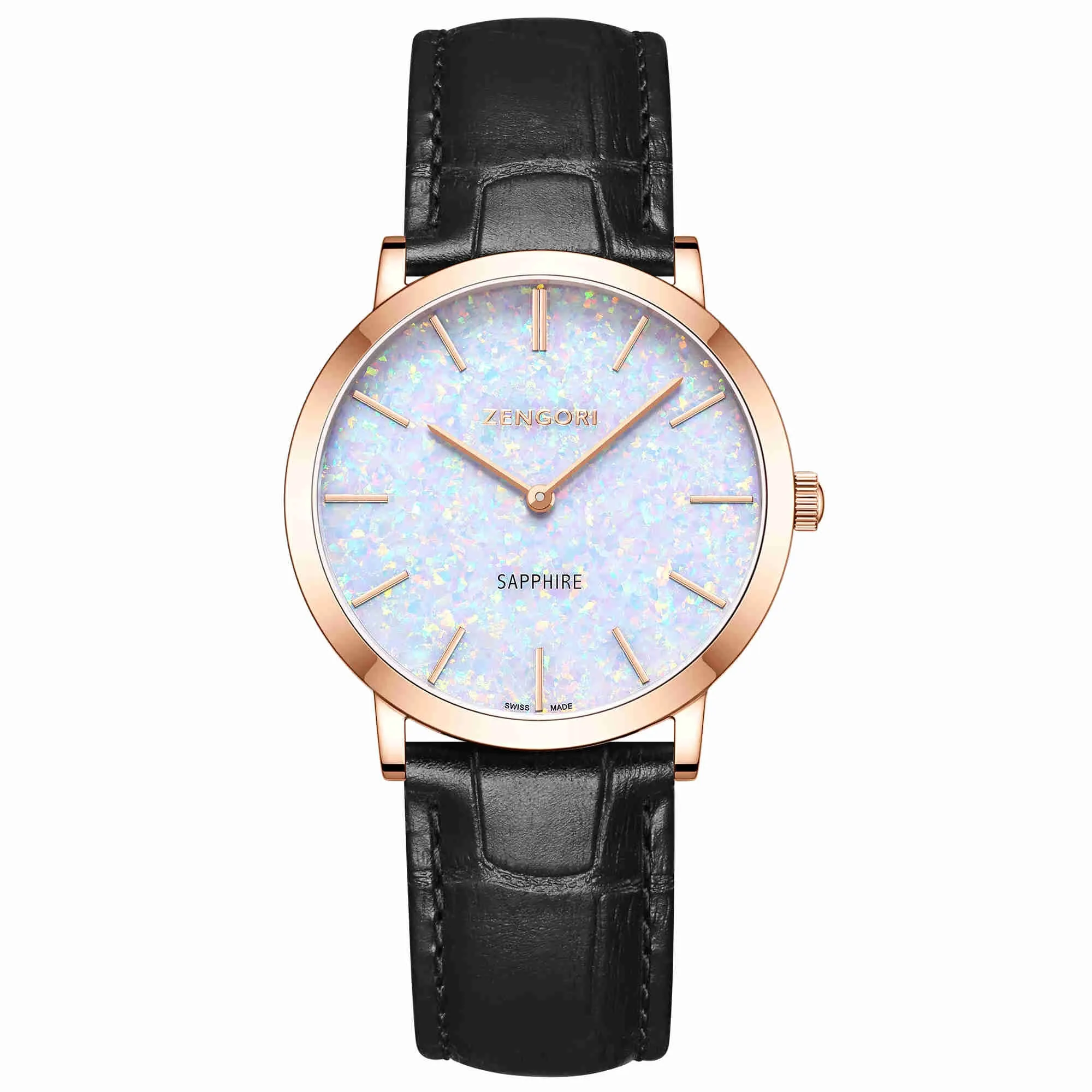 Selena White Opal Watch