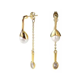 Special Fashion Spoon Pendant Earrings