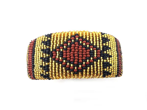 Zulu Beaded Cuff Bangle 13